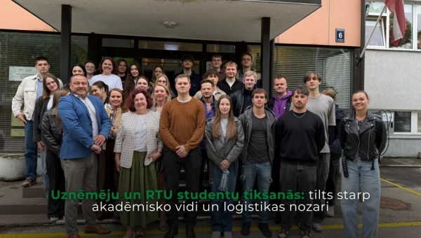 Uzņēmēju un RTU studentu tikšanās: tilts starp akadēmisko vidi un loģistikas nozari